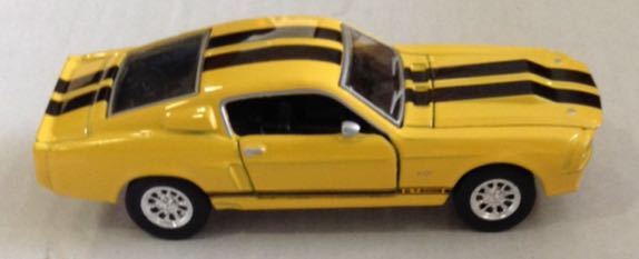 1967 Shelby GT 500 E Eleonor Amarillo - Johnny Lightning toy car collectible - Main Image 2
