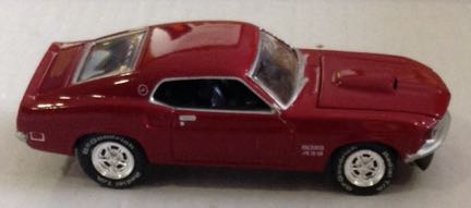 1969 Ford Mustang Rojo - Greenlight toy car collectible - Main Image 2
