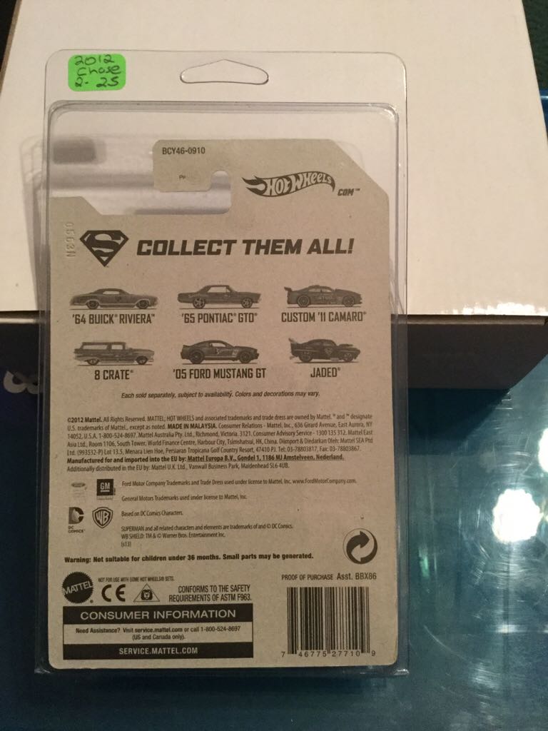 Superman Kroger Exclusive Chase - Kroger Superman Set toy car collectible - Main Image 2