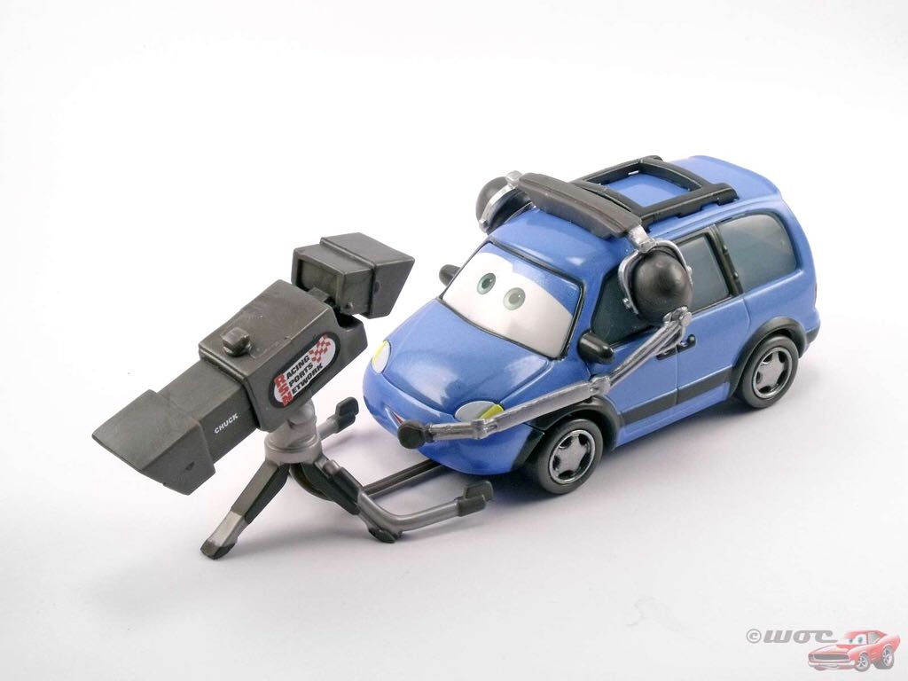 Chuck ”Choke” Cables - (2014 - World of Cars) RSN - RACING SPORTS NETWORK (8) toy car collectible - Main Image 2