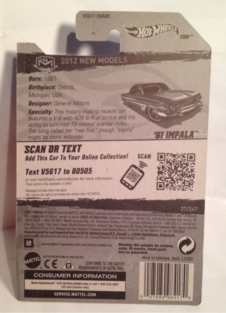 2012 New Models - New Models toy car collectible - Main Image 2