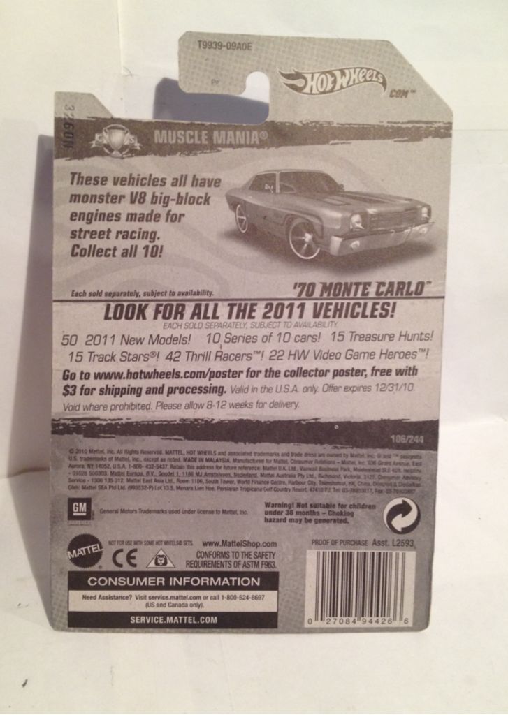 2011 Muscle Mania - Muscle Mania toy car collectible - Main Image 2