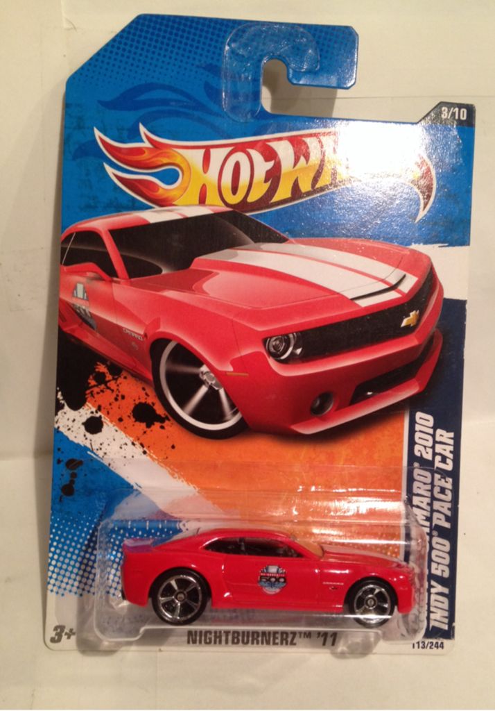 Chevy Camaro 2010 Indy 500 Pace Car - Nightburnerz toy car collectible - Main Image 1