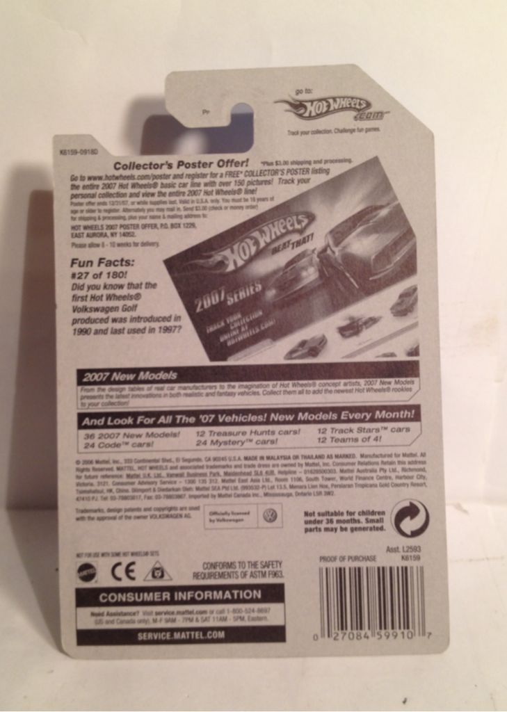 Volkswagen Golf GTI - 2007 New Models toy car collectible - Main Image 2