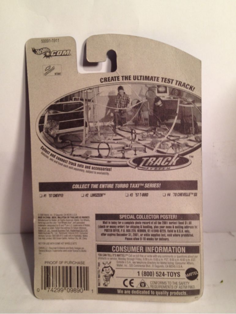 2001 Turbo Taki - Turbo Taxi Series toy car collectible - Main Image 2