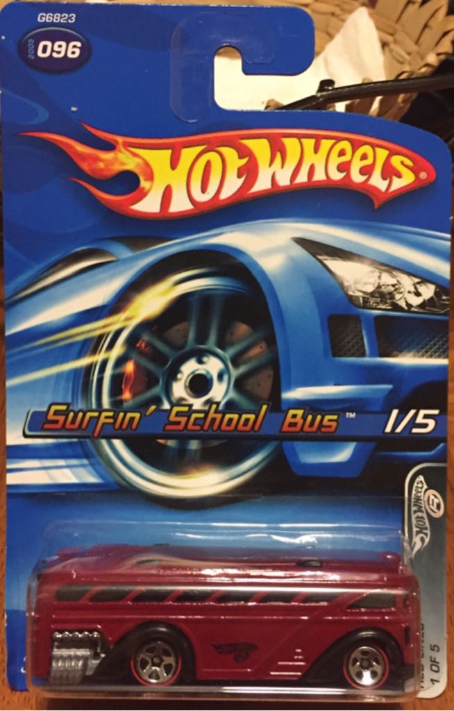 Surfin School Bus - Spares ’n Strikes Series toy car collectible - Main Image 1