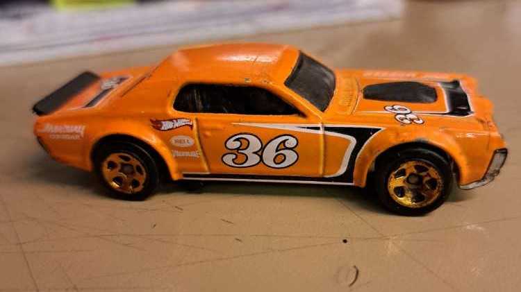’68 Mercury Cougar - HW Race toy car collectible - Main Image 2
