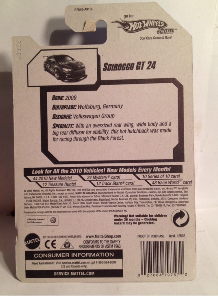 Scirocco GT 24 - 2010 - All Stars toy car collectible - Main Image 2