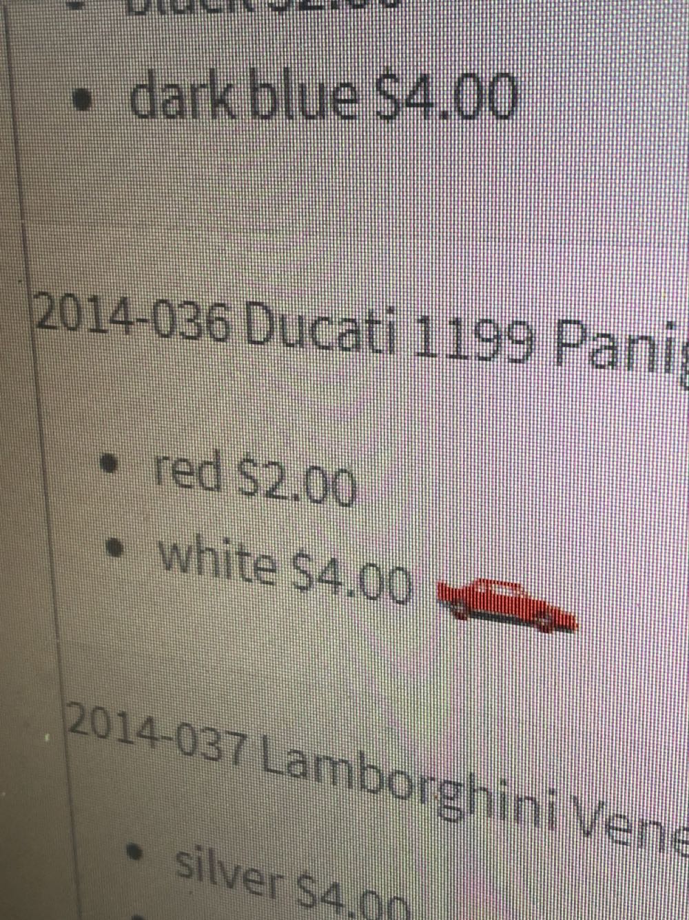 Ducati 1199 Panigale - HW City toy car collectible - Main Image 3