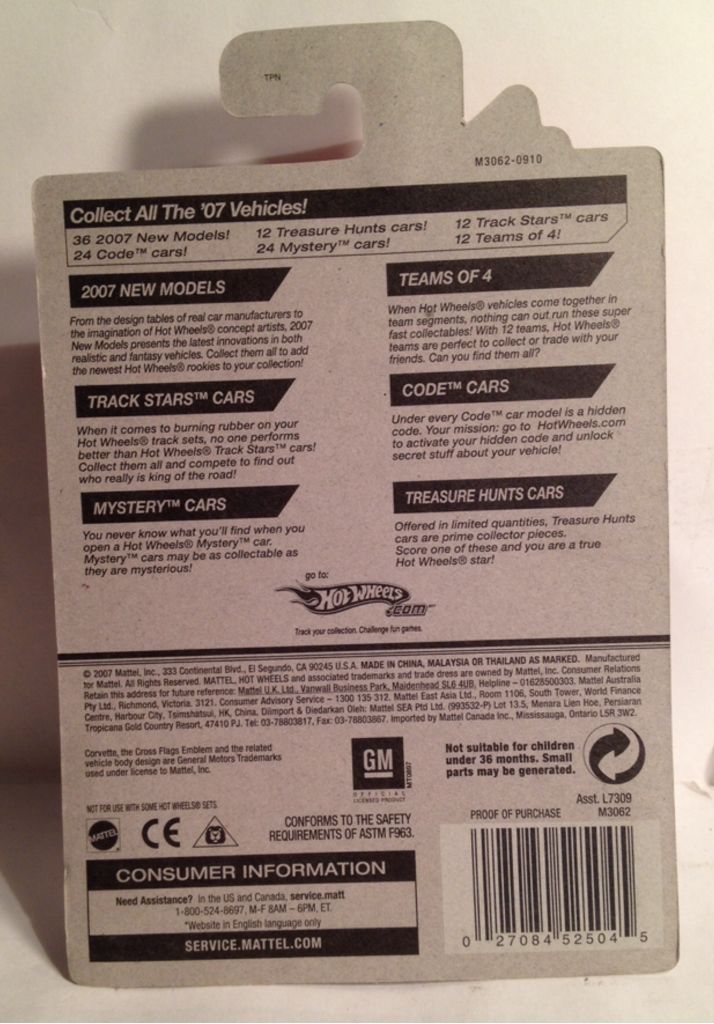 Corvette C6R Midnight Blue - Gift Cards toy car collectible - Main Image 2