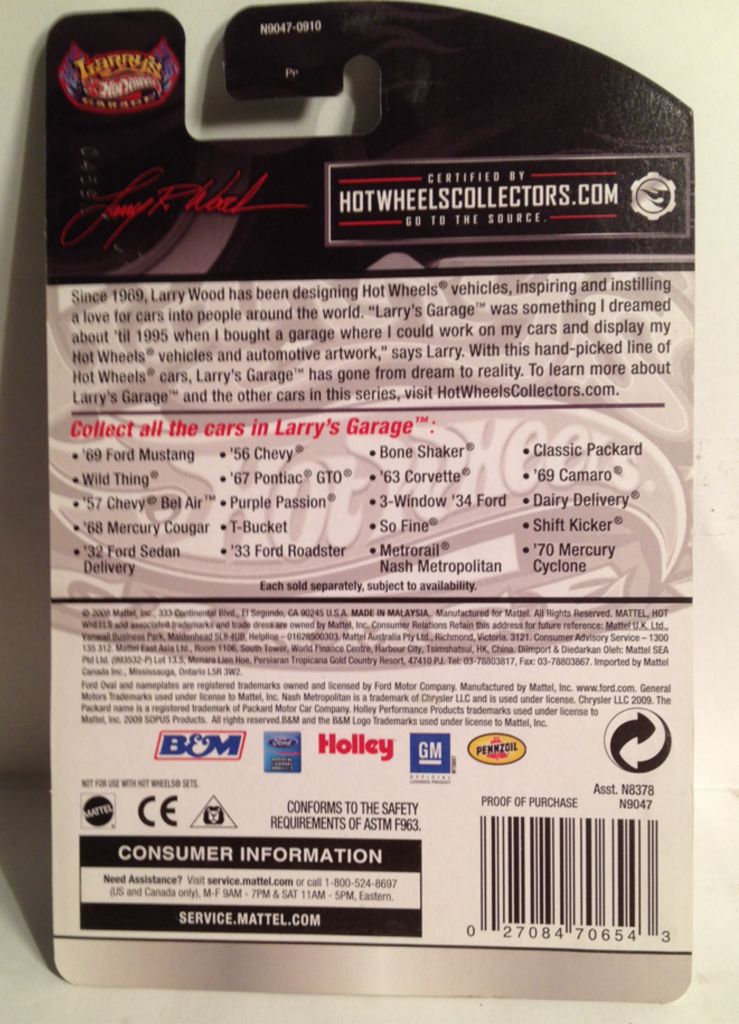 2009 Larry’s Garage  - Garage Series toy car collectible - Main Image 2