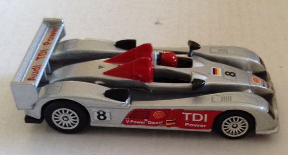 Audi R10 Le Mans Gris - New Ray toy car collectible - Main Image 2