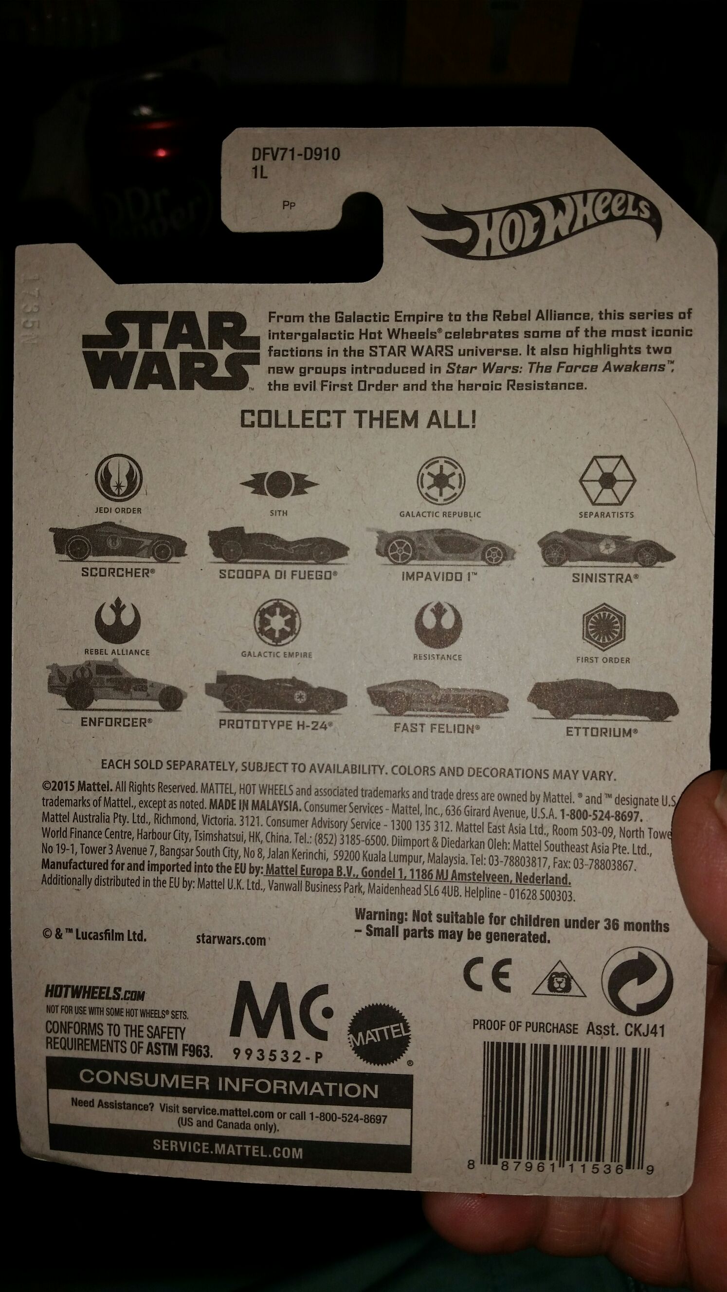 Impavido 1 - Star Wars Character Series toy car collectible - Main Image 2