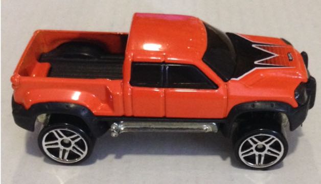 Camioneta Pick Up Mega Duty Naranja - Hot Wheels toy car collectible - Main Image 2