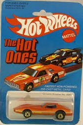 Corvette Stingray - 1982 The Hot Ones toy car collectible - Main Image 1