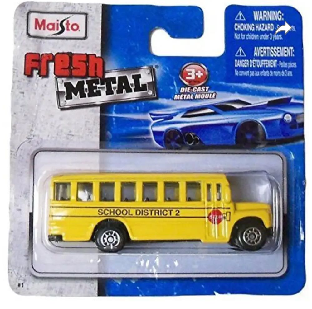 School Bus - Fresh Metal toy car collectible - Main Image 4