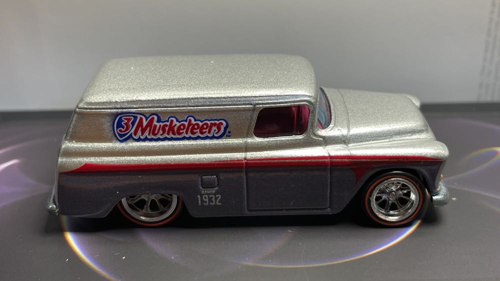 1955 Chevy Panel - 3 Musketeers toy car collectible - Main Image 2