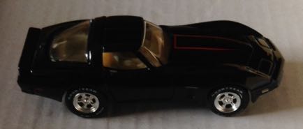 Chevrolet Corvette1982 Negro - Greenlight toy car collectible - Main Image 2
