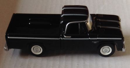 Camioneta Dodge D-100 Negro 1965 - Greenlight toy car collectible - Main Image 2
