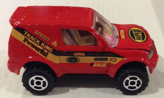 Camioneta Pajero Mirsubishi Roja - Mejorette toy car collectible - Main Image 2