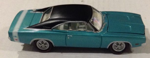 Dodge Charger RT Azul  - Johnny Lightning toy car collectible - Main Image 2