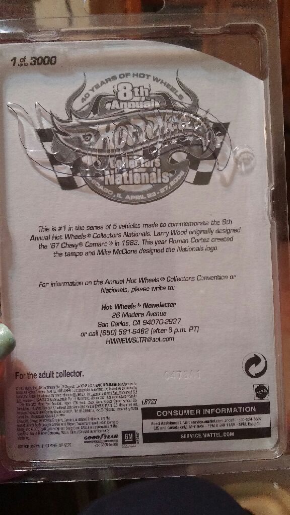 67 camero 2008 - 1 of 5 toy car collectible - Main Image 2