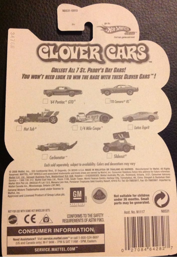 1/4 Mile Coupe - 2009 Clover Cars Series toy car collectible - Main Image 2
