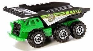 Matchbox 3-Axle Dump Truck - MBX Construction toy car collectible - Main Image 2