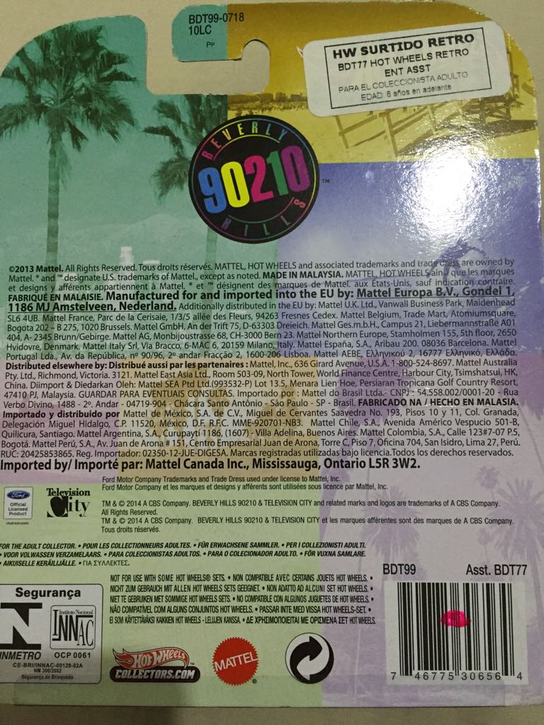 65 Mustang Beverly Hills  toy car collectible - Main Image 2