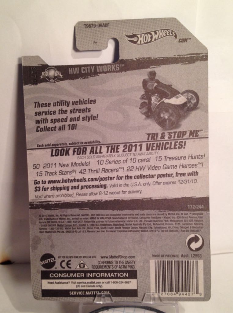 2011 HW City Works  - HW City Works toy car collectible - Main Image 2