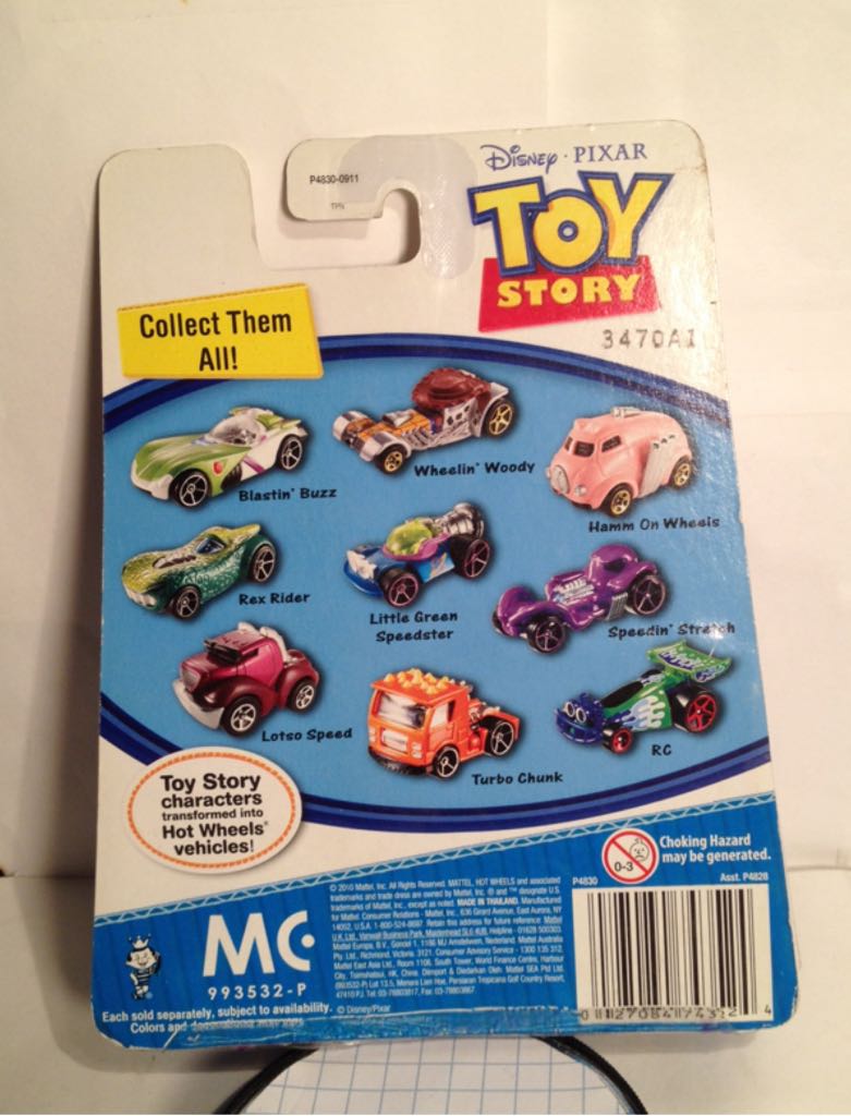 Hamm On Wheels - Toy Story 3 - Toy Story 3 toy car collectible - Main Image 2