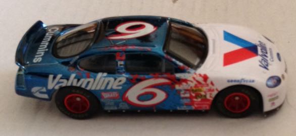 Ford Taurus Blanco Y Azul Carro De Carreras - Racing Champions toy car collectible - Main Image 2