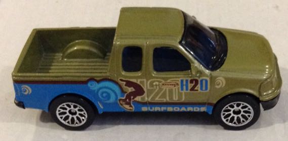 Camioneta Pick Up Ford F150 Verde - Machtbox toy car collectible - Main Image 2