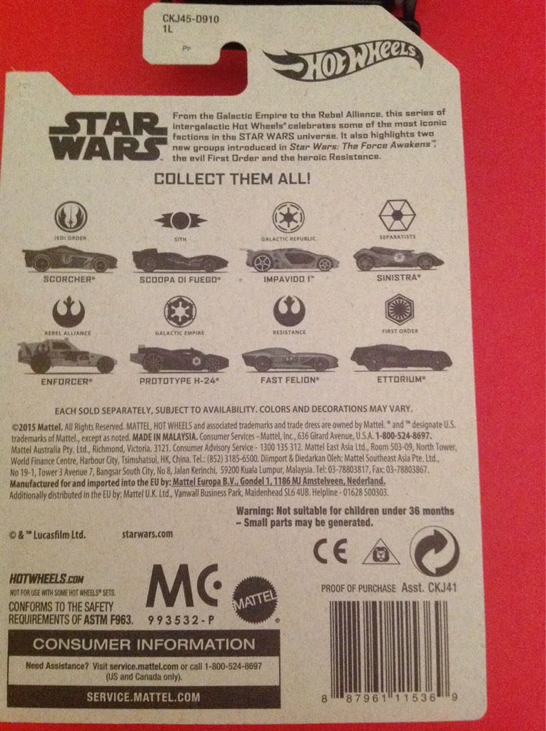 Scorcher - Star Wars Character Series toy car collectible - Main Image 2