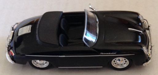 Porche 356A Convertible Negro - Malibu toy car collectible - Main Image 2