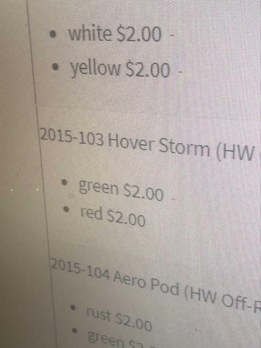 3/5 Hover Storm - 2015 - HW Off-Road - Jungle Rally toy car collectible - Main Image 3