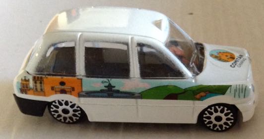 Taxi Austin Comitan Chiapas Blanco - Gashaball toy car collectible - Main Image 2