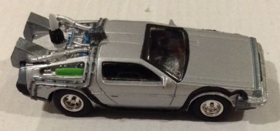 DMC Delorean Back To The Future Gris - Johnny Lightning toy car collectible - Main Image 2