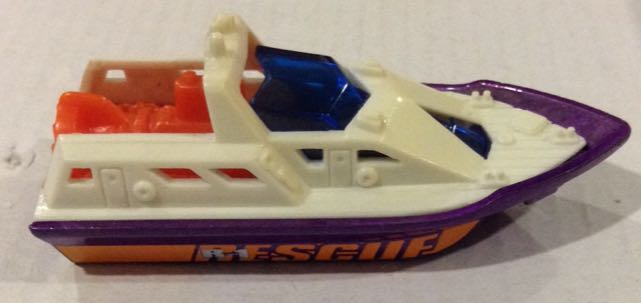 Rescue Boat R1 Blanco - Machtbox toy car collectible - Main Image 2