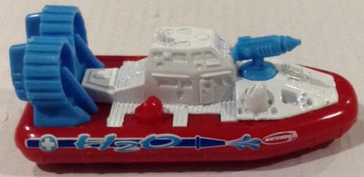 Hovercraft Blanco Y Rojo - Machtbox toy car collectible - Main Image 2
