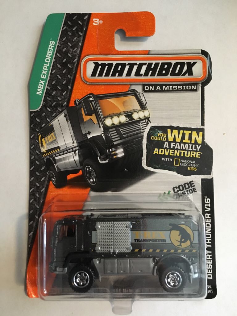 Matchbox Desert Thunder V16 - MBX Explorers toy car collectible - Main Image 1