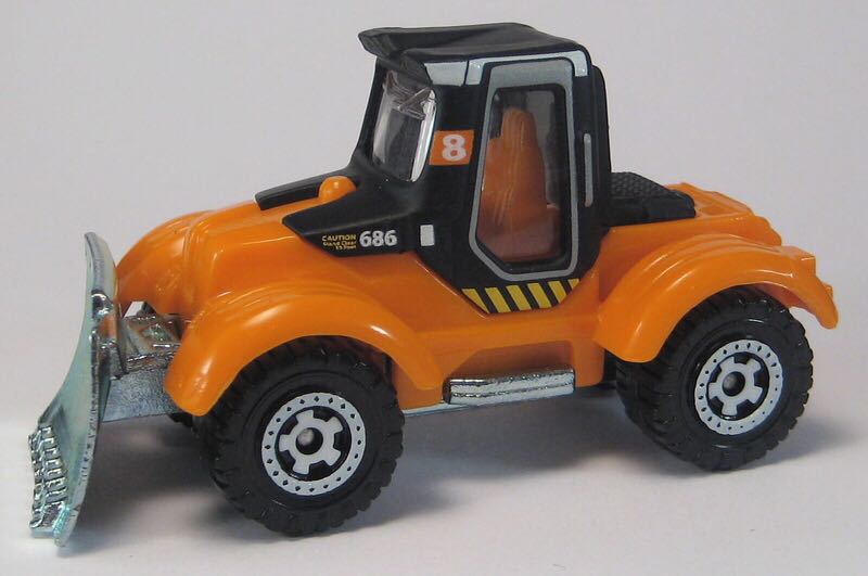 Matchbox Tractor Plow - MBX Construction toy car collectible - Main Image 2