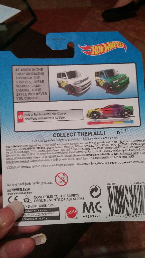 scion xb color shifter - ’14 HW City toy car collectible - Main Image 2