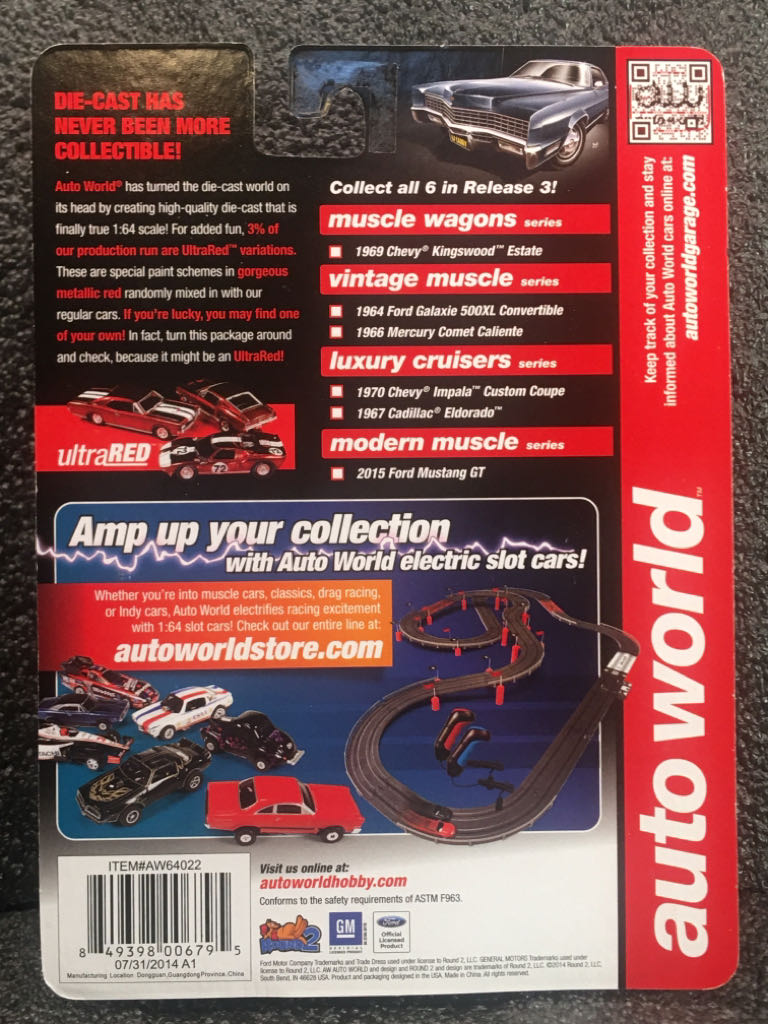 2015 Ford Mustang GT - Auto World toy car collectible - Main Image 2