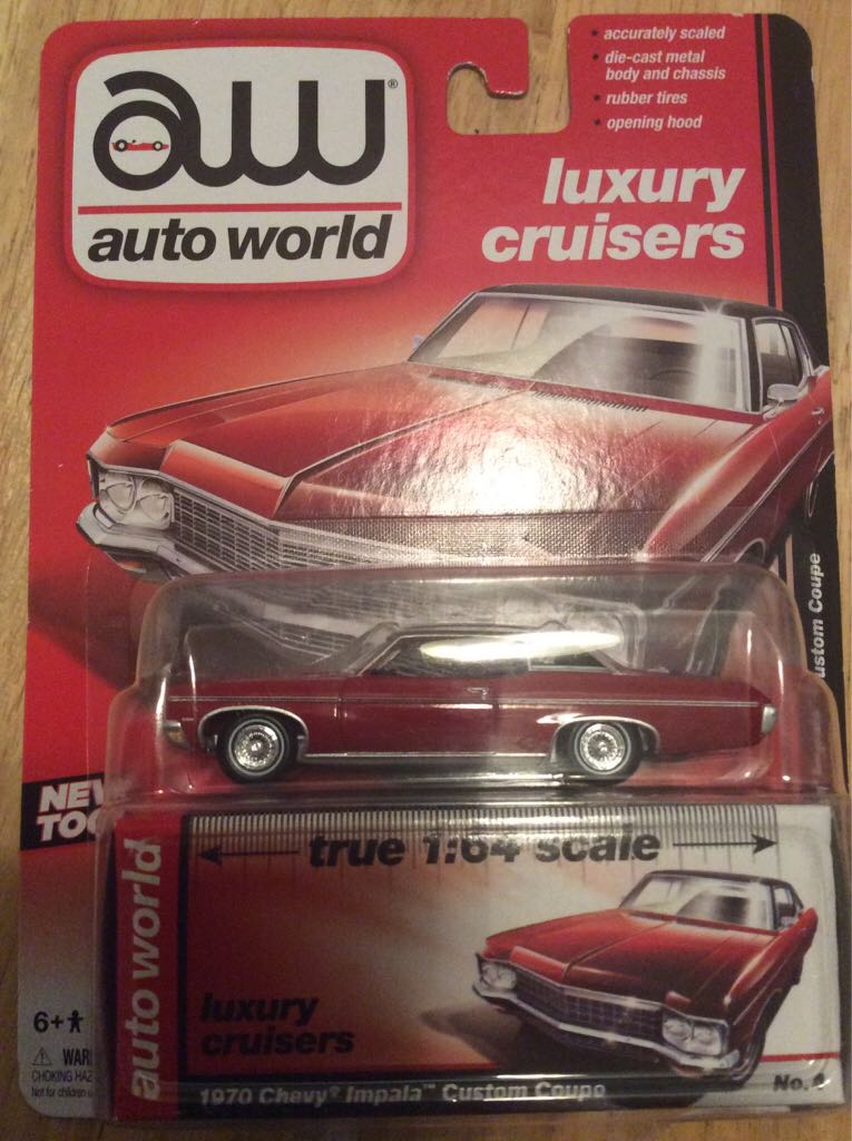 1970 Chevy Impala Custom Coupe - Custom Lowriders toy car collectible - Main Image 1