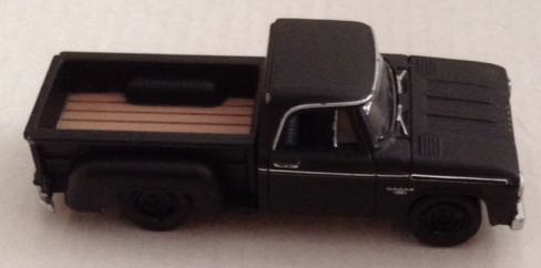 Camioneta Pick Up Dodge D-100 Negra 1965 - Greenlight toy car collectible - Main Image 2