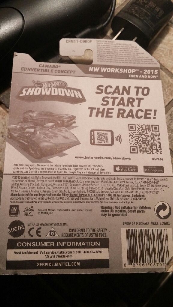 camero convertible concept  toy car collectible - Main Image 2