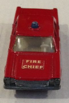 Ford Galaxie Fire Chief Rojo - Machtbox toy car collectible - Main Image 1