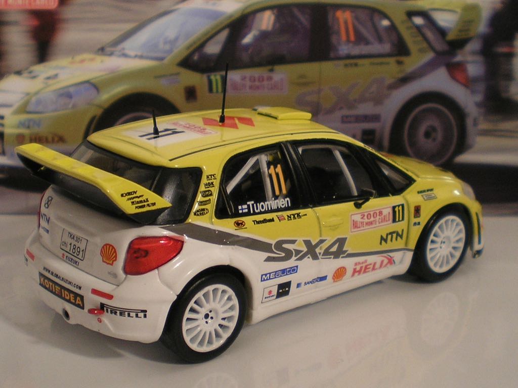 Suzuki SX4 WRC / 2008 / T.Gardemeister - T.Tuominen / Rallye Monte-Carlo / 1:43 - Rallye Monte-Carlo toy car collectible - Main Image 2