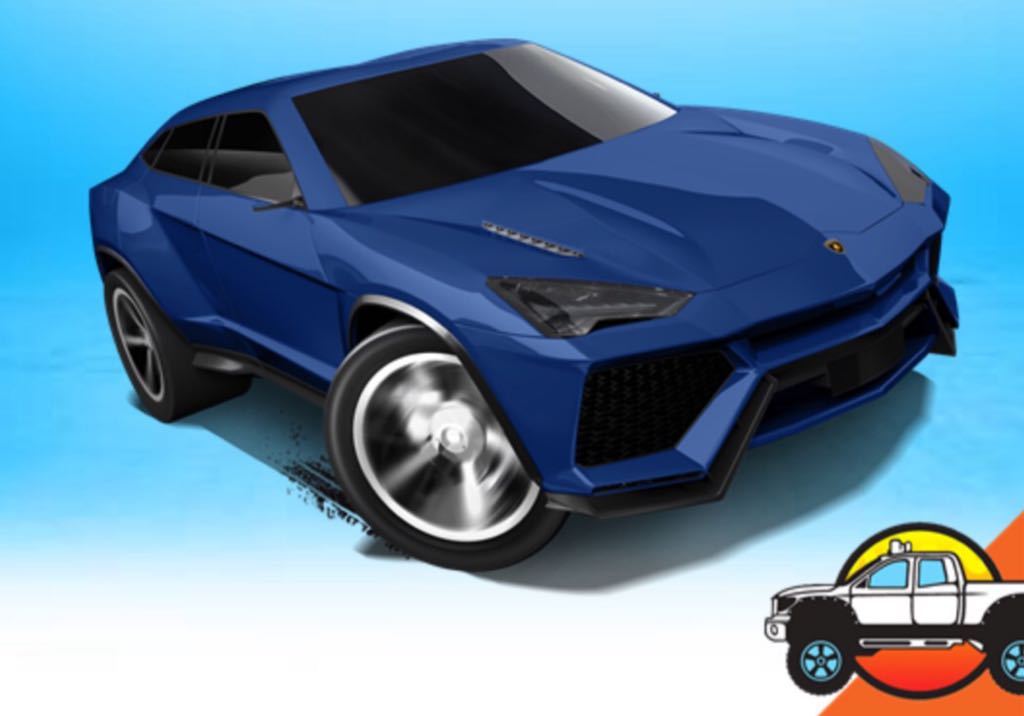 Lamborghini Urus - 2016 - HW Hot Trucks toy car collectible - Main Image 2